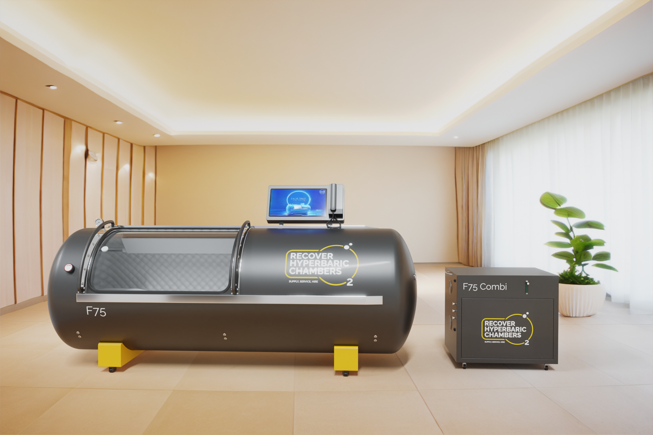 Hyperbaric Oxygen Chamber | Recover F75 Steel - Buy Hyperbaric Chamber | Recover Hyperbaric Chambers