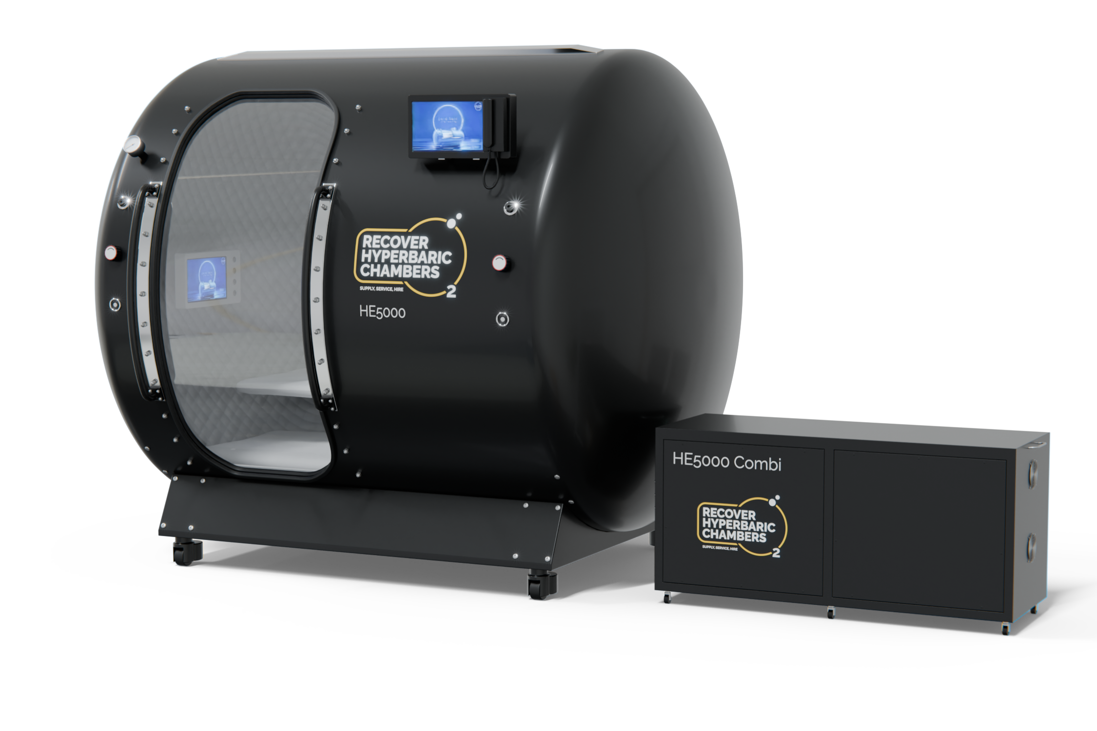 Multiplace Steel Hyperbaric Chamber | F500 - 5 Person | Recover Hyperbarics