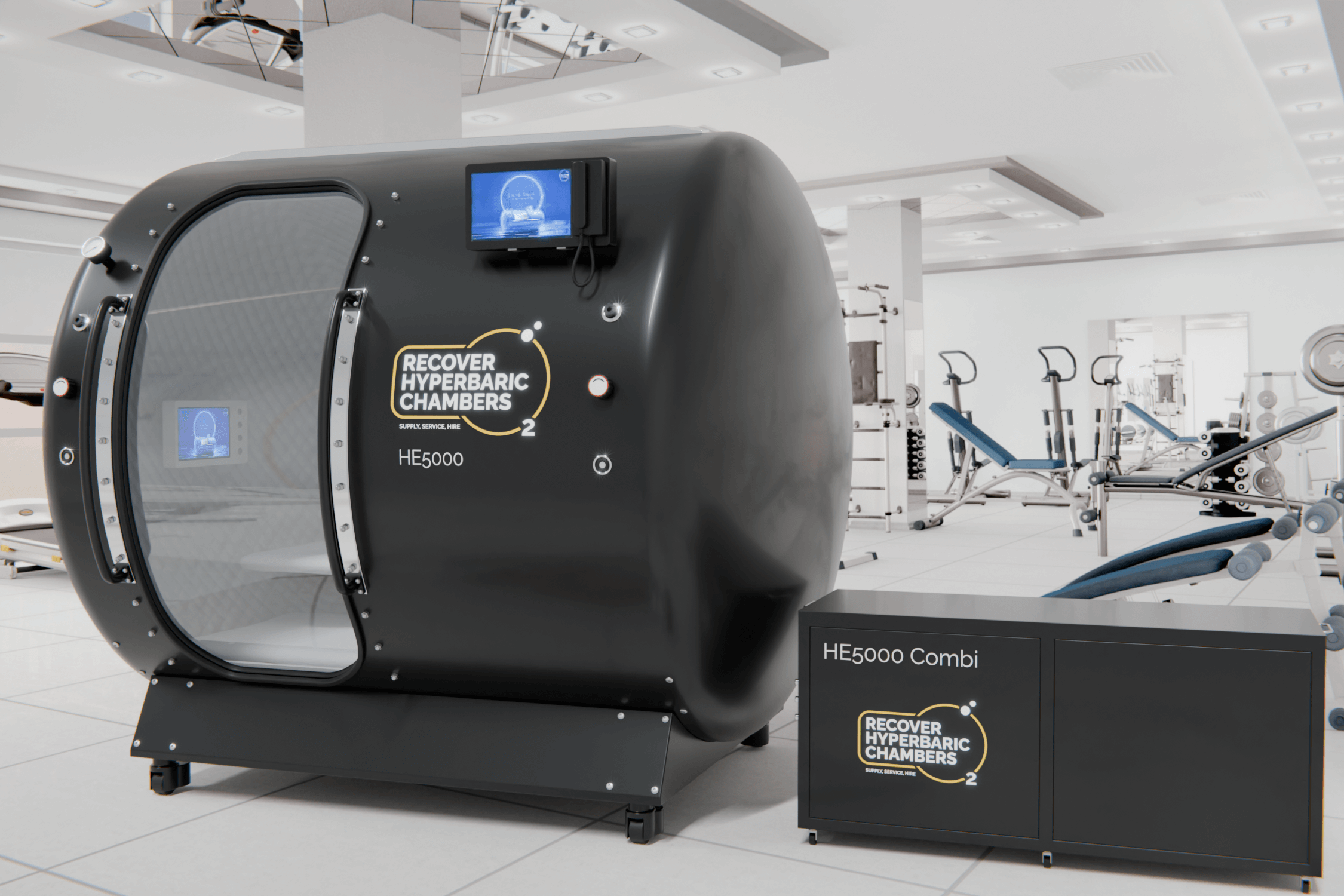 Multiplace Steel Hyperbaric Chamber | F500 - 5 Person | Recover Hyperbarics