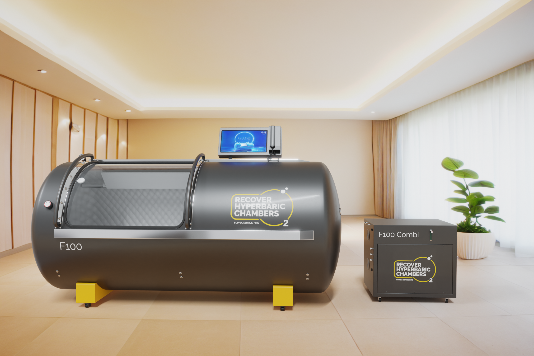 Hyperbaric Chamber | Recover F100 Steel Chamber - Buy Hyperbaric Chamber | Recover Hyperbaric Chambers